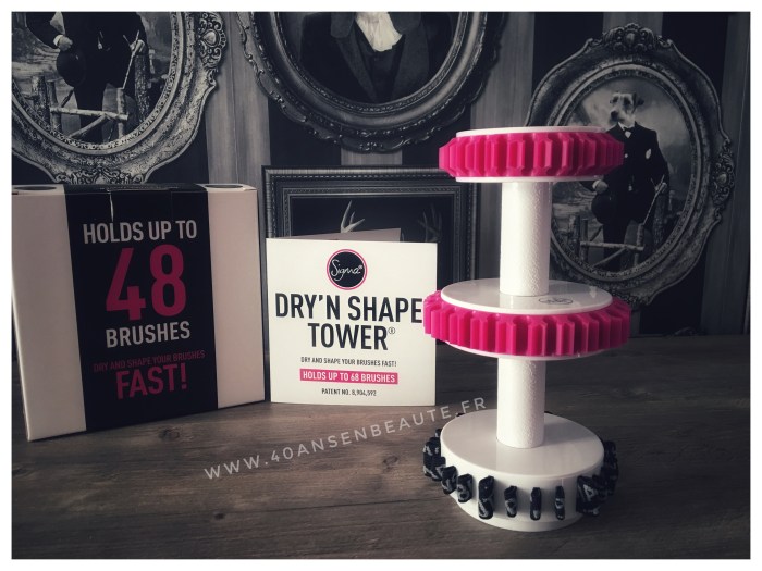 SIGMA BEAUTY-DRY'N-SHAPE-TOWER-PINCEAUX-MAQUILLAGE-ARBRE-TOUR-DE-SECHAGE-AVIS-BLOG-FRANCAIS-40-ANS-EN-BEAUTE