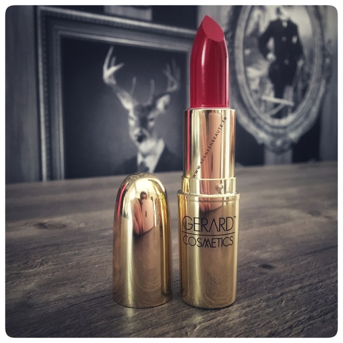 AVIS-GERARD-COSMETICS-ROUGE-A-LEVRES-LIPSTICK-PASSION-PLAY-FIRE-ENGINE-