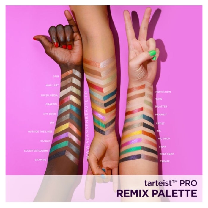 SWATCHES-TARTEIST-PRO-REMIX-PALETTE-TARTE-COSMETICS