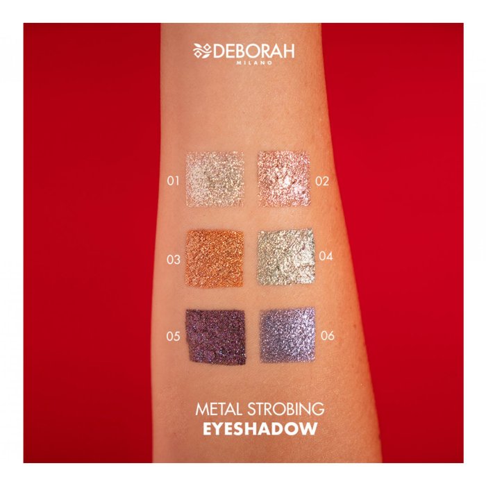 swatch-deborah-milano-eyeshadow-metal-strobing-collection